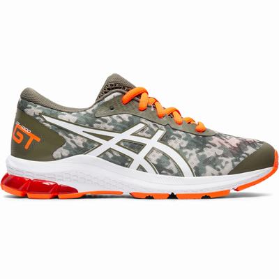 Asics Gt-1000 9 GS - Lasten Juoksukengät - Vihreä/Valkoinen